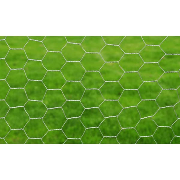 Hönsnät galvaniserat stål 25x0,75 m silver