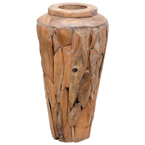 Dekorativ vas 40x60 cm massiv teak