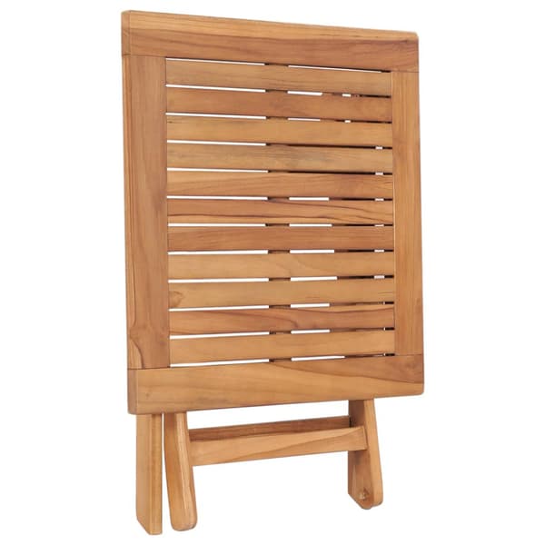 Hopfällbart trädgårdsbord 45x45x45 cm massiv teak