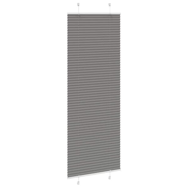 Plisserad persienn antracit 70x200cm tyg bredd 69,4cm polyester