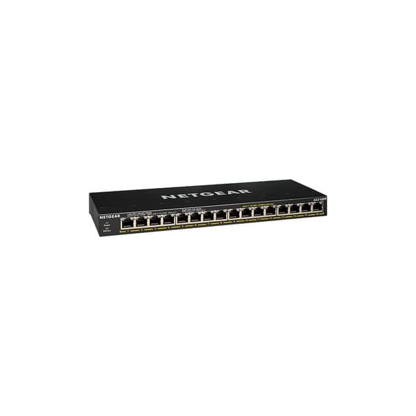 NETGEAR GS316P - switch - 16 portar - ohanterad