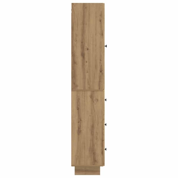 Skåpset 2 pcs 33 x 34,5 x 90 cm Konstruerat trä