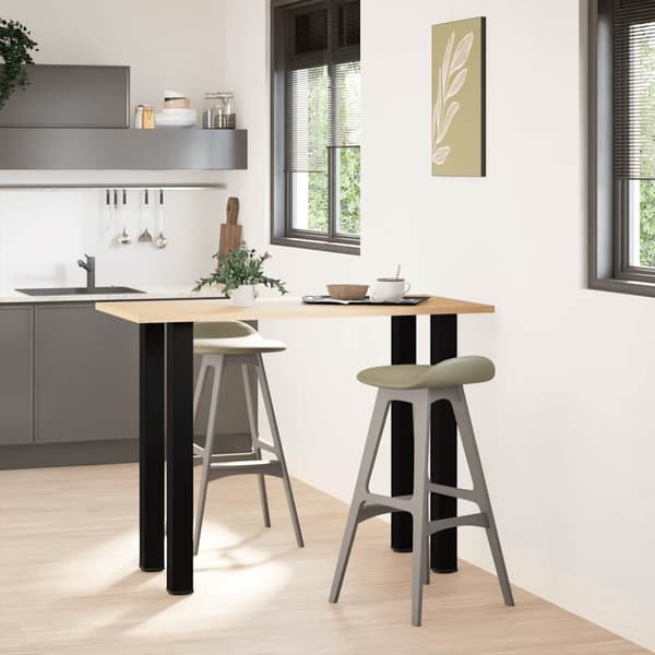 Barbordsben 4 st svarta 90-92 cm stål