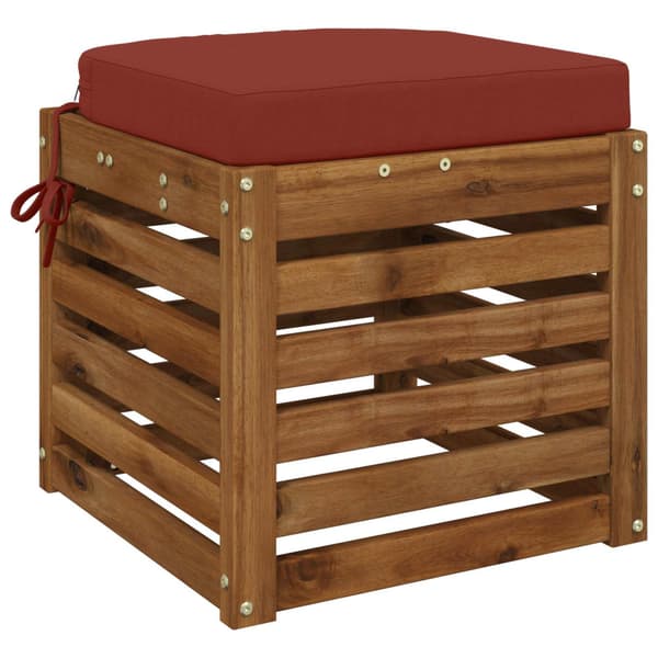1-delad Sittkudde SOEST 100% Polyester Röd 45 x 45 x 7 cm