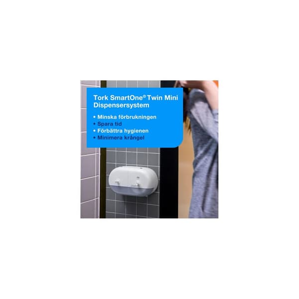 Dispenser TORK T9 SMARTONE Twin vit