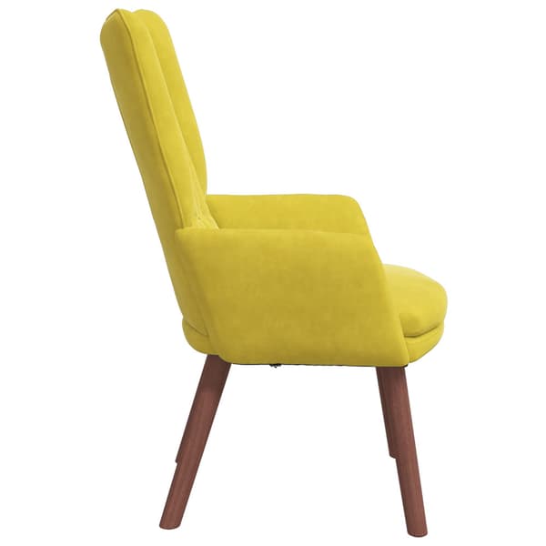 fåtölj Gul 63 x 67 x 94 cm Sammet