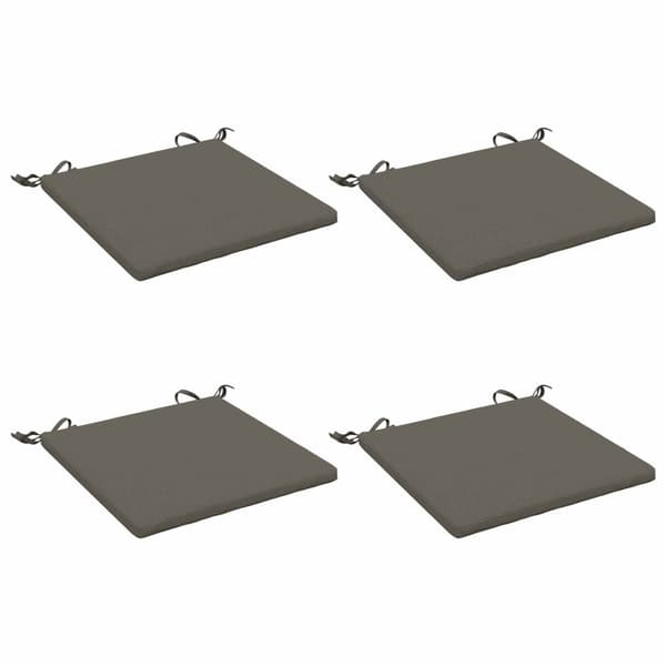 4-delade Sittdynor SOEST 4 st 100% Polyester Grå 40 x 40 x 3 cm