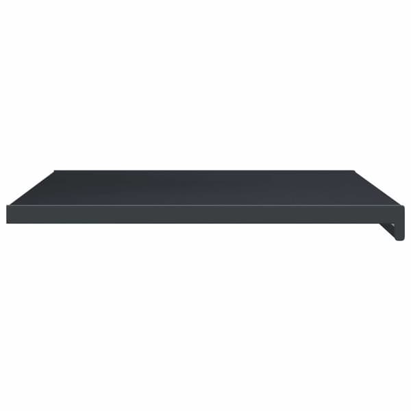 Fönsterbräda Anthracit med träådring 100 x 50 x 4,5 cm PVC