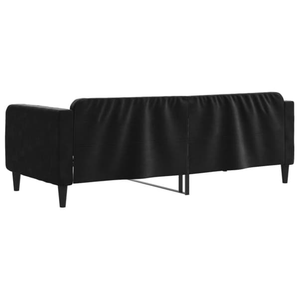 Dagbädd svart 90x200 cm sammet