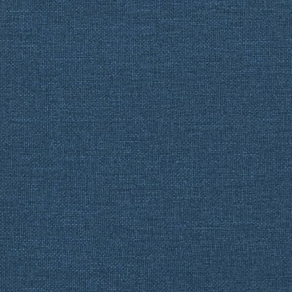 Bed Frame with Headboard "Dover" Blue 90x190 cm Fabric