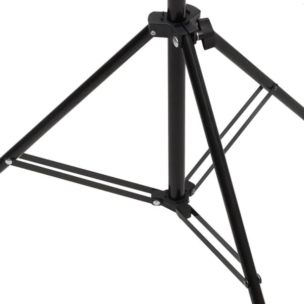T-stativ svart 151x60x(70-200) cm