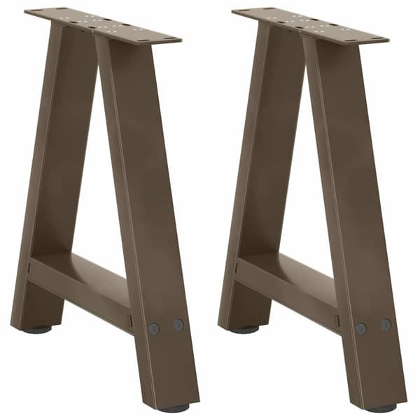 Soffbordsben A-formade 2 st 50x(42-43) cm stål