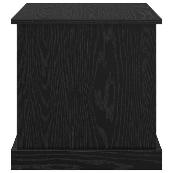 Kaffeebord 3 pcs Svart Ek Konstruerat trä