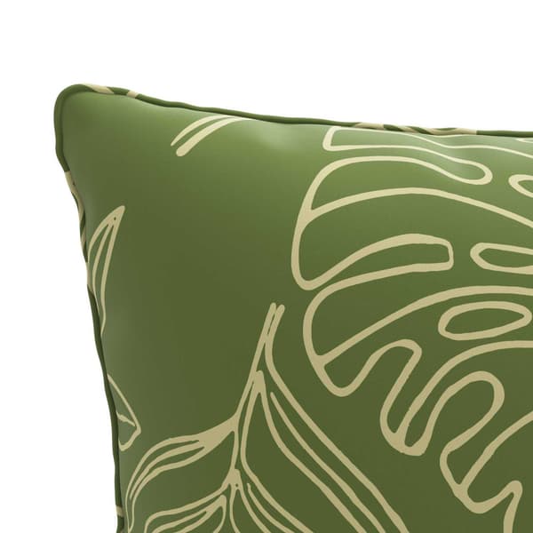 1-delad ryggkudde PUTTEN 100% Polyester Bladdesign