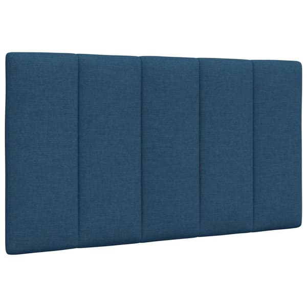 Bed Frame without Mattress "Hanko" Blue 90x200 cm Fabric