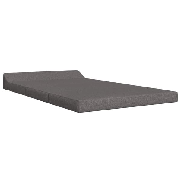 Fällbar Soffbed Ljusgrå 120 x 60 x 49 cm Tyg
