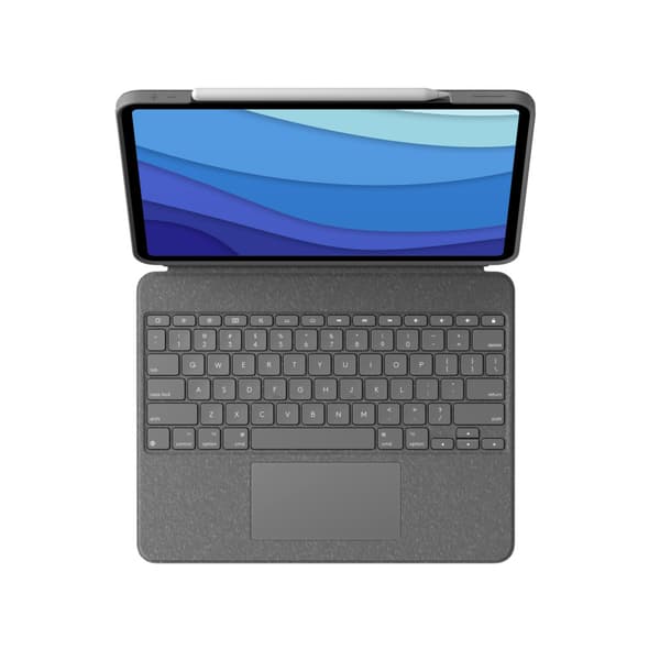 Logitech Combo Touch Grå Smart Connector QWERTY Nordic