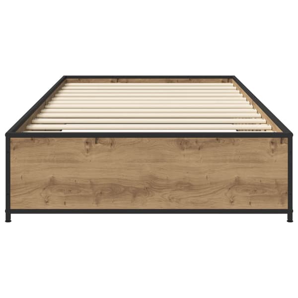 Sängram Artisan-ek 80 x 200 cm Konstruerat trä