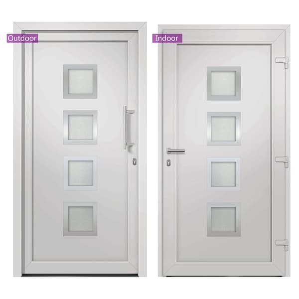 Ytterdörr vit 98x200 cm