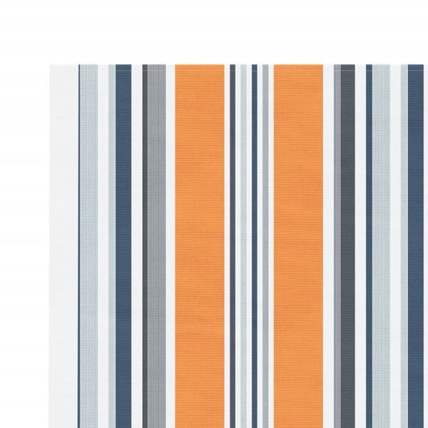 Ersättningstyg för markis orange och blå 3,5x2,5 m polyester