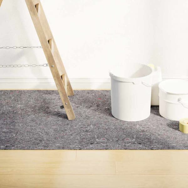 Halkfria målardukar 2 st 5 m 180 g/m² grå