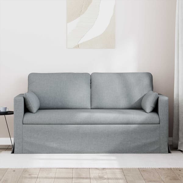 Soffa Ljusgrå 158 x 78 x 80 cm tyg