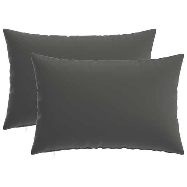 Kuddöverdrag 2 st HEERLEN Antracit 30 x 50 cm Polyester