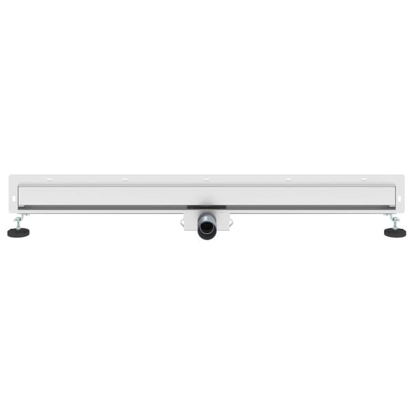 Väggmonterat duschavlopp Silver 100 cm Rostfritt Stål 304