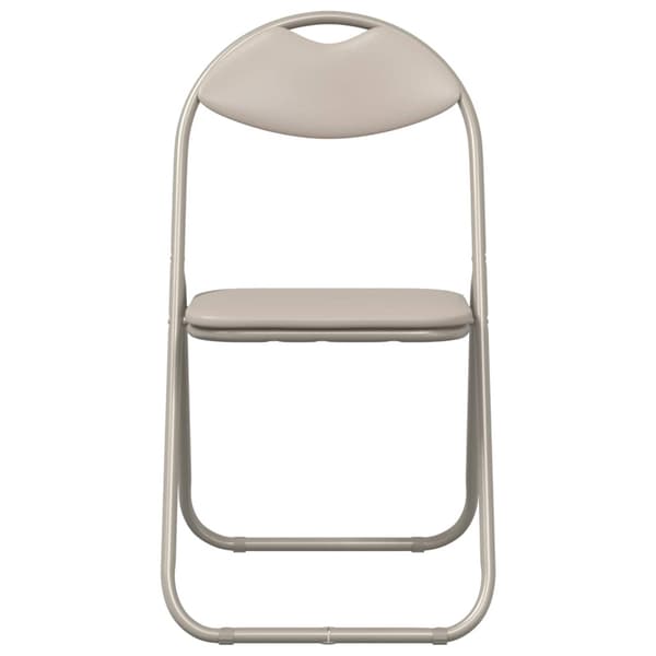 Fällstol 2 pcs Sand 48 x 43,5 x 81 cm Konstläder