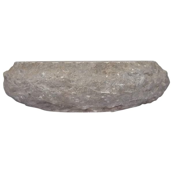 Handfat grå Ø40x12 cm marmor
