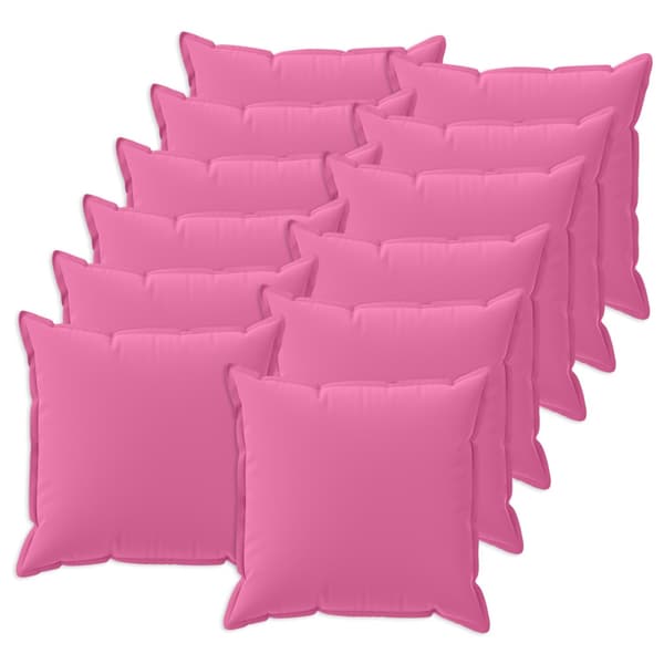Kuddöverdrag 12 st HOUTEN Rosa 45 x 45 cm Polyester