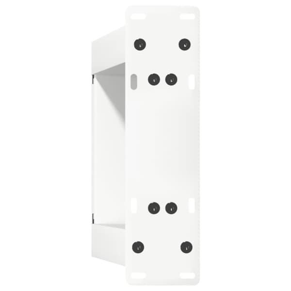 Soffbordsben U-formade 2 st vita 30x(30-31) cm stål