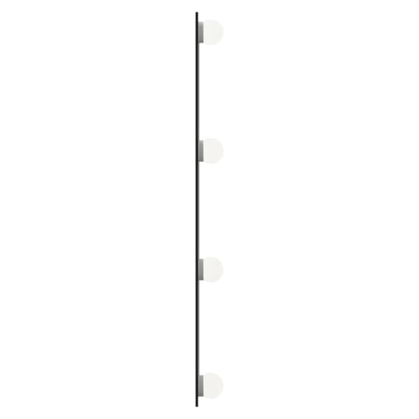 Väggspegel med LED-belysning 50x60 cm glas rektangulär