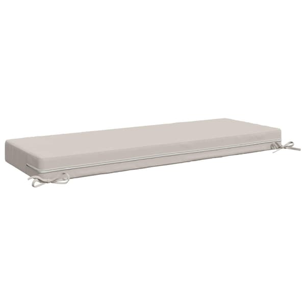 Sittkudde SOEST 100% Polyester Vit 120 x 40 x 10 cm