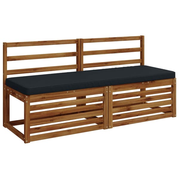 1-delad Bänk Kudde VUGHT 100% Polyester Mörkblå 160 x 50 x 5 cm