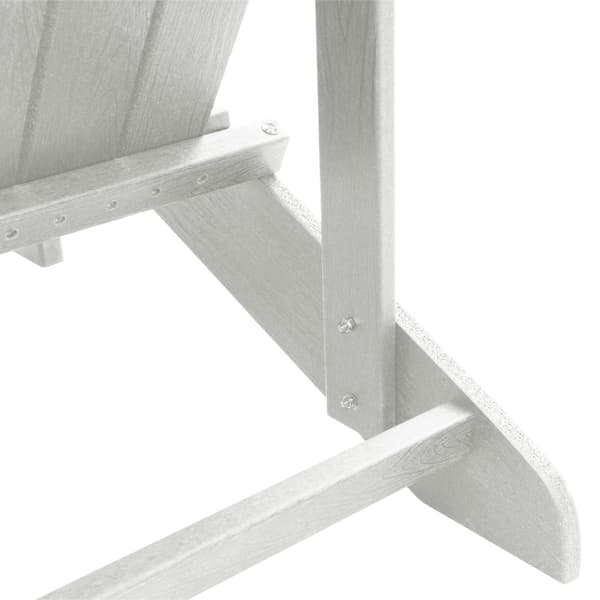 Trädgård Stol 2 pcs Vit 83 x 74 x 92 cm polyeten