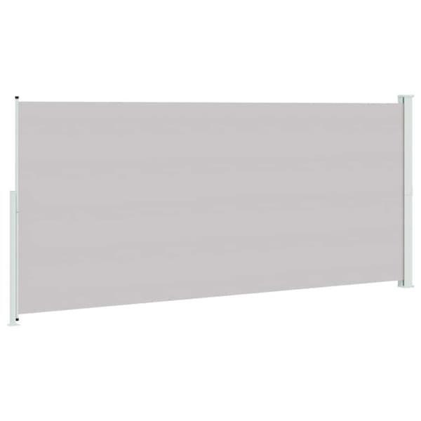 Infällbar sidomarkis 220x500 cm grå