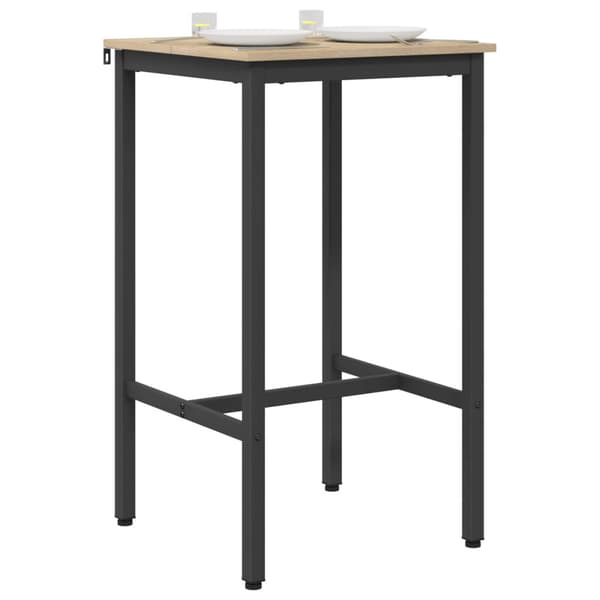 Barbord 52 x 52 x 90 cm Konstruerat trä Sonoma-ek Rektangulär
