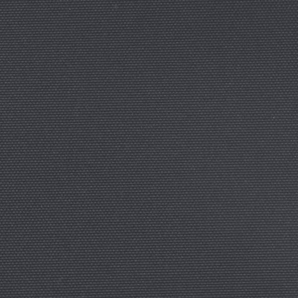 Infällbar sidomarkis svart 120x1000 cm