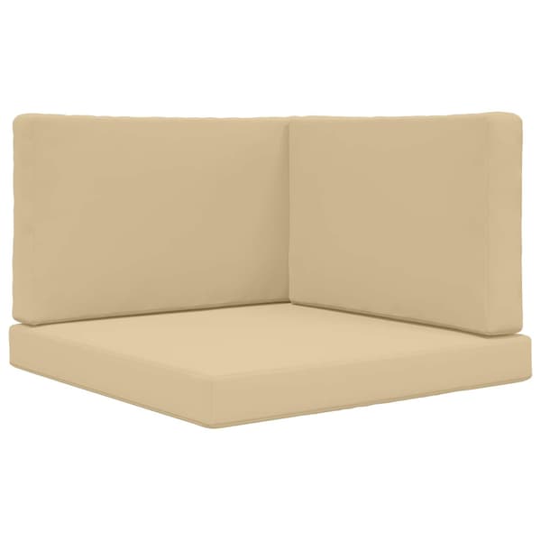 Utomhus Soffa Kudde 3 pcs Beige Polyester