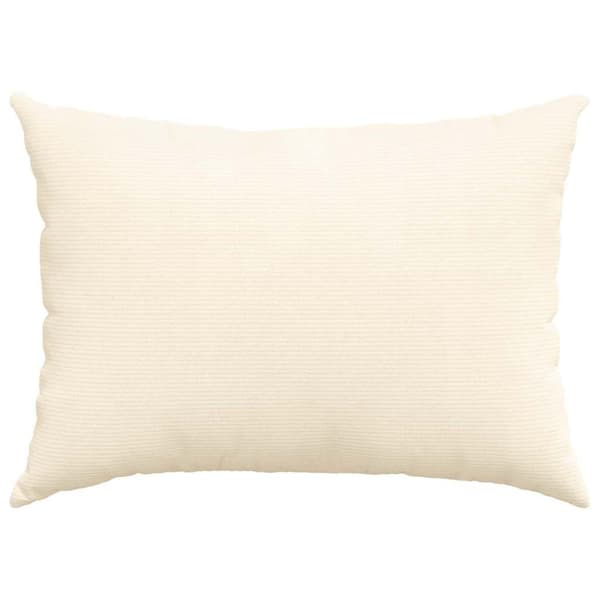 Sofakuddar 2 pcs Kräm 70 x 50 cm Kordread tyg