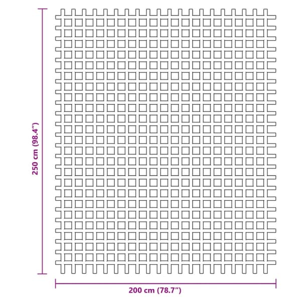 Tältmatta grön 2,5x2 m