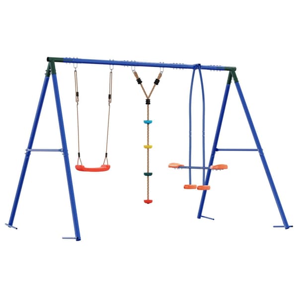 Utegunga set Flerfärgsdesign Stål och PE