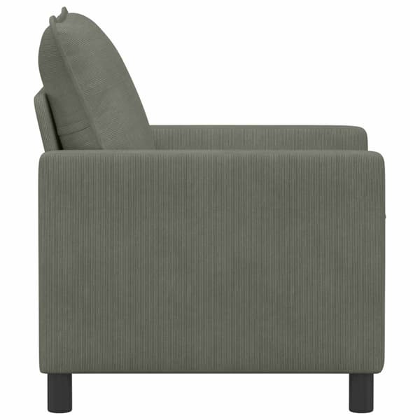 Soffa Ljusgrå 76 x 81 x 87,5 cm Tyg