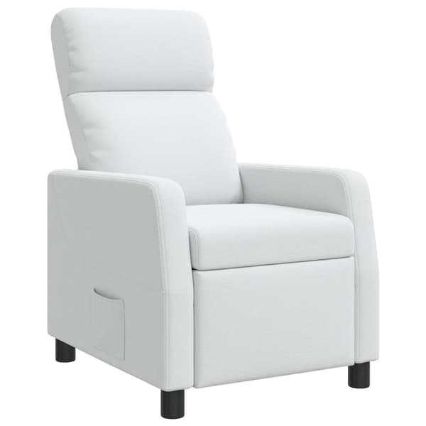Recliner Vit Tyg