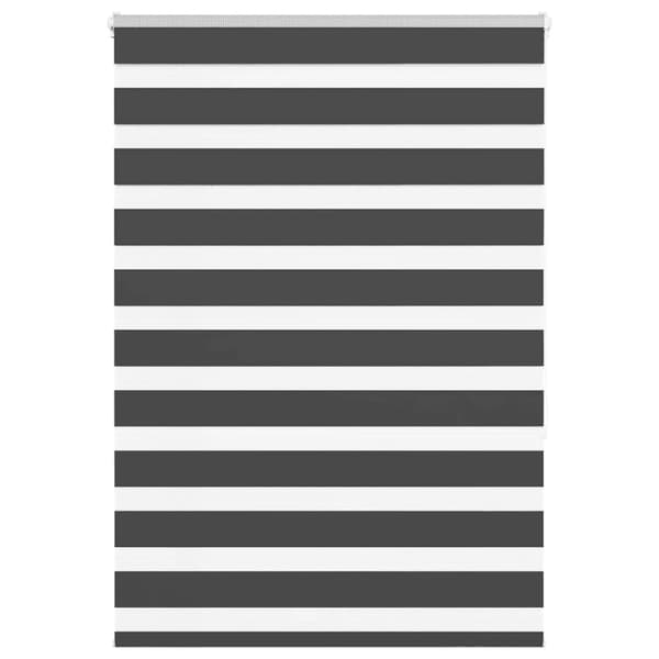 Rullgardin zebra svart 95x150 cm tyg bredd 90,9 cm polyester