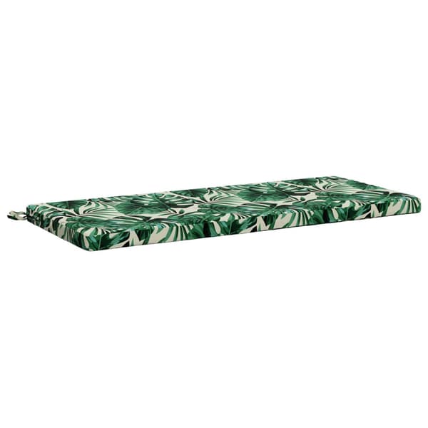 Bänk kudde SOEST 100% Polyester Bladmönster 110 x 50 x 5 cm