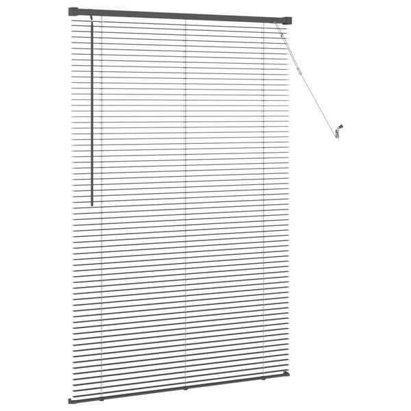 Persienn Svart 150 x 90 cm PVC