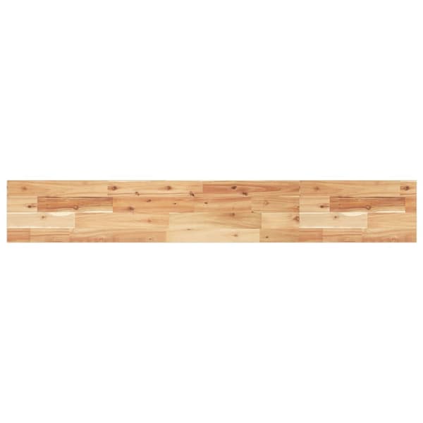 Bordsskiva rektangulär 140x20x2 cm massivt akaciaträ