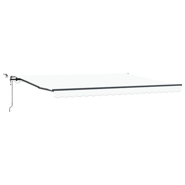 Markis tyg Vit 450 × 350 cm Polyester